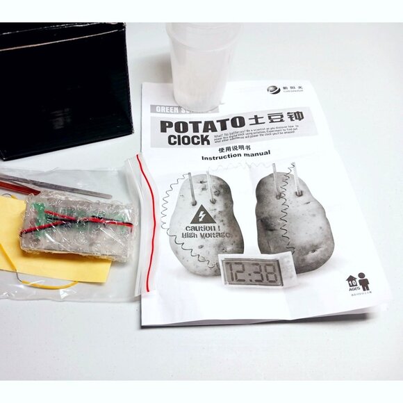 NEW! Educational Potato clock experimenting Kit - Picture 2 of 5
